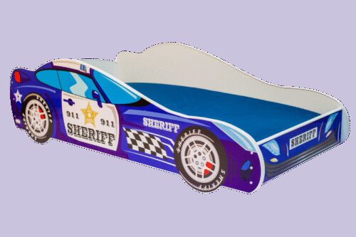 Bed with mattress SHERIFF 160×80 blue ADRK