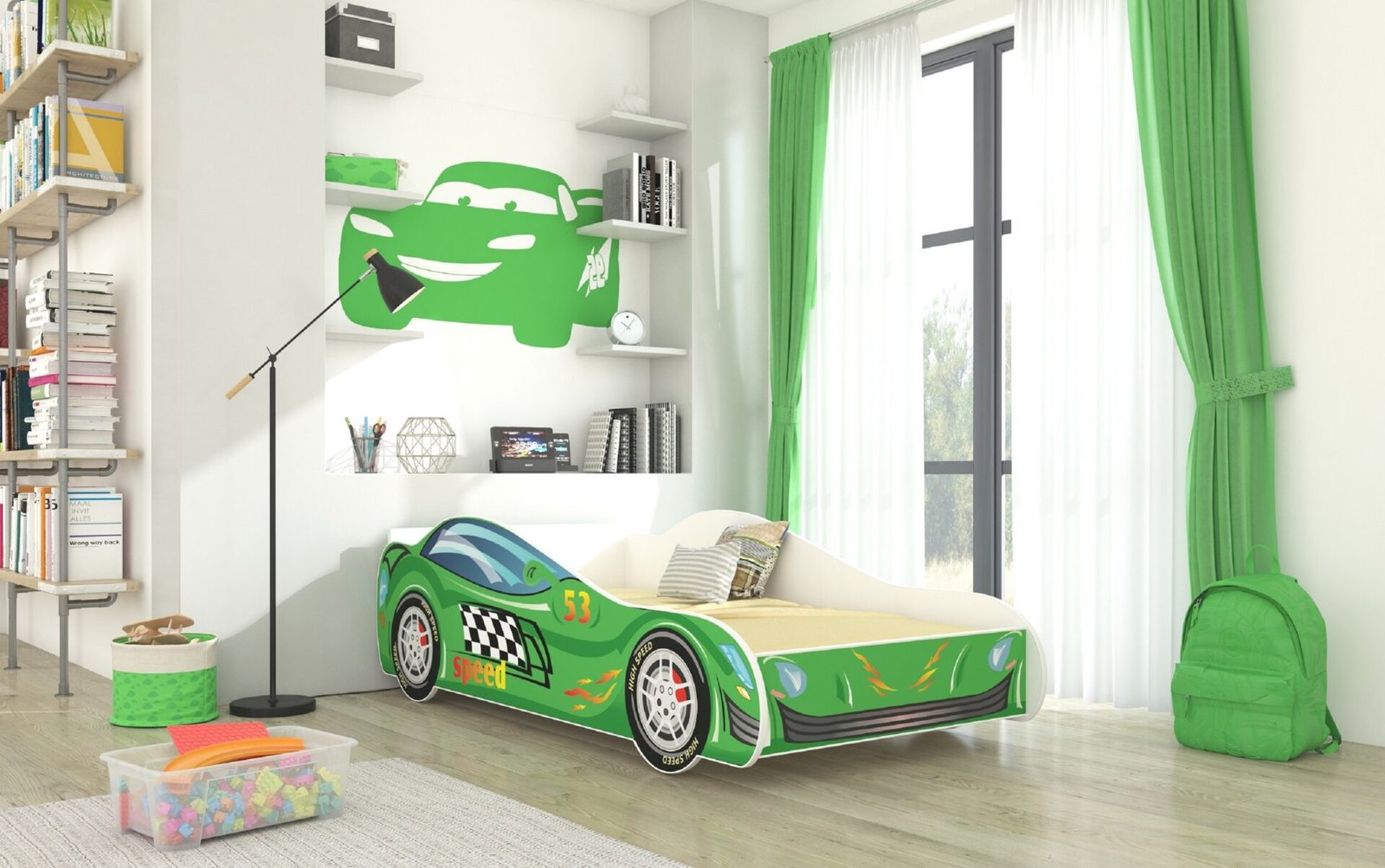 SPEED 140x70 green ADRK mattress-bed - Image 2