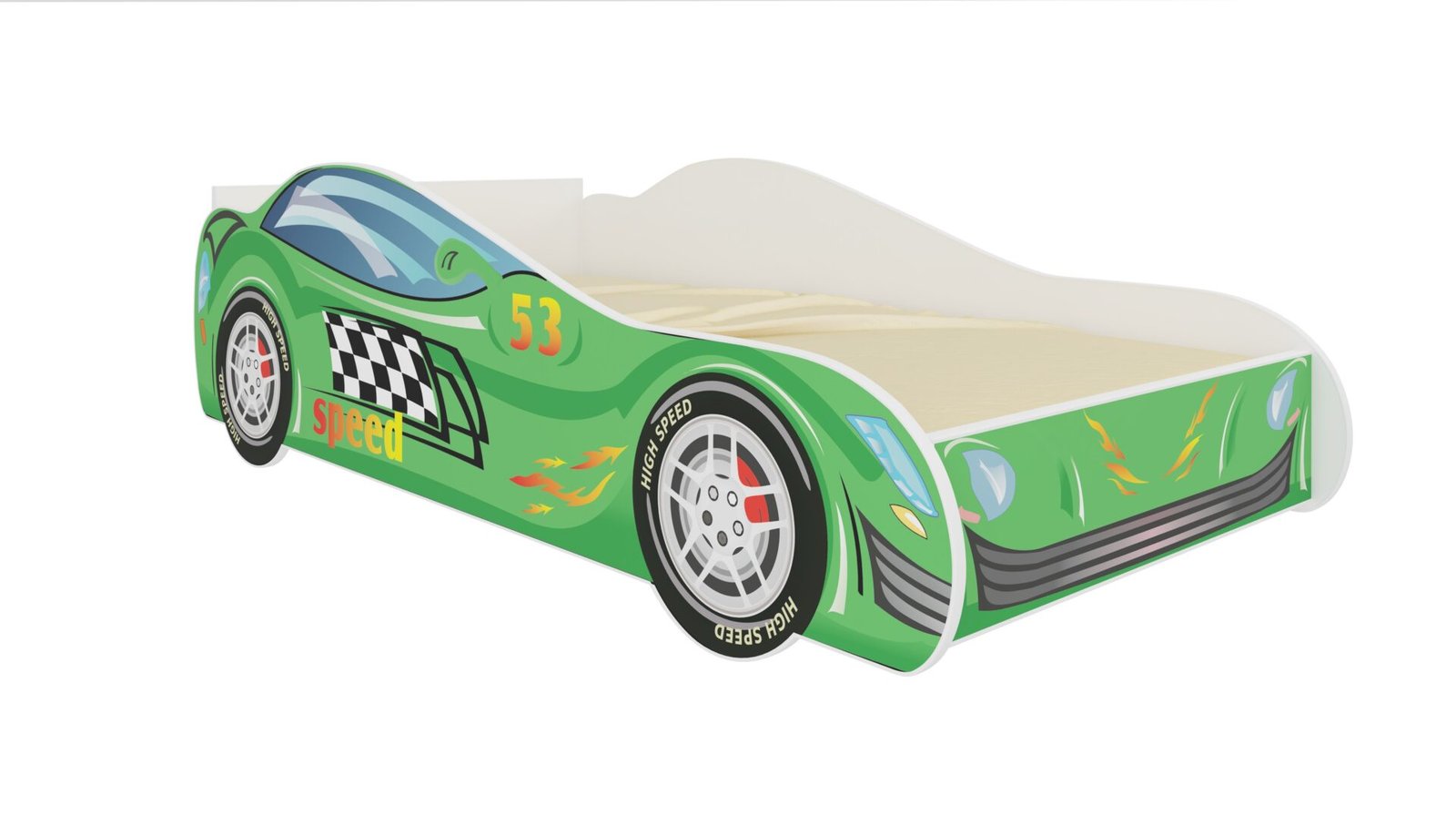 SPEED 160x80 green ADRK mattress-bed
