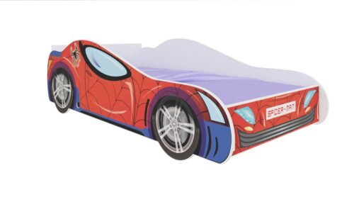 Bed with mattress SPIDER 140×70 red ADRK