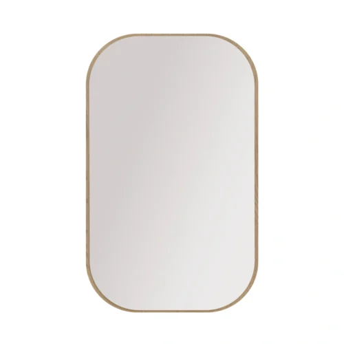 Rectangular mirror 702 Oval cremona oak