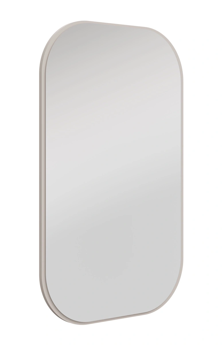 Rectangular mirror 702 Oval beige