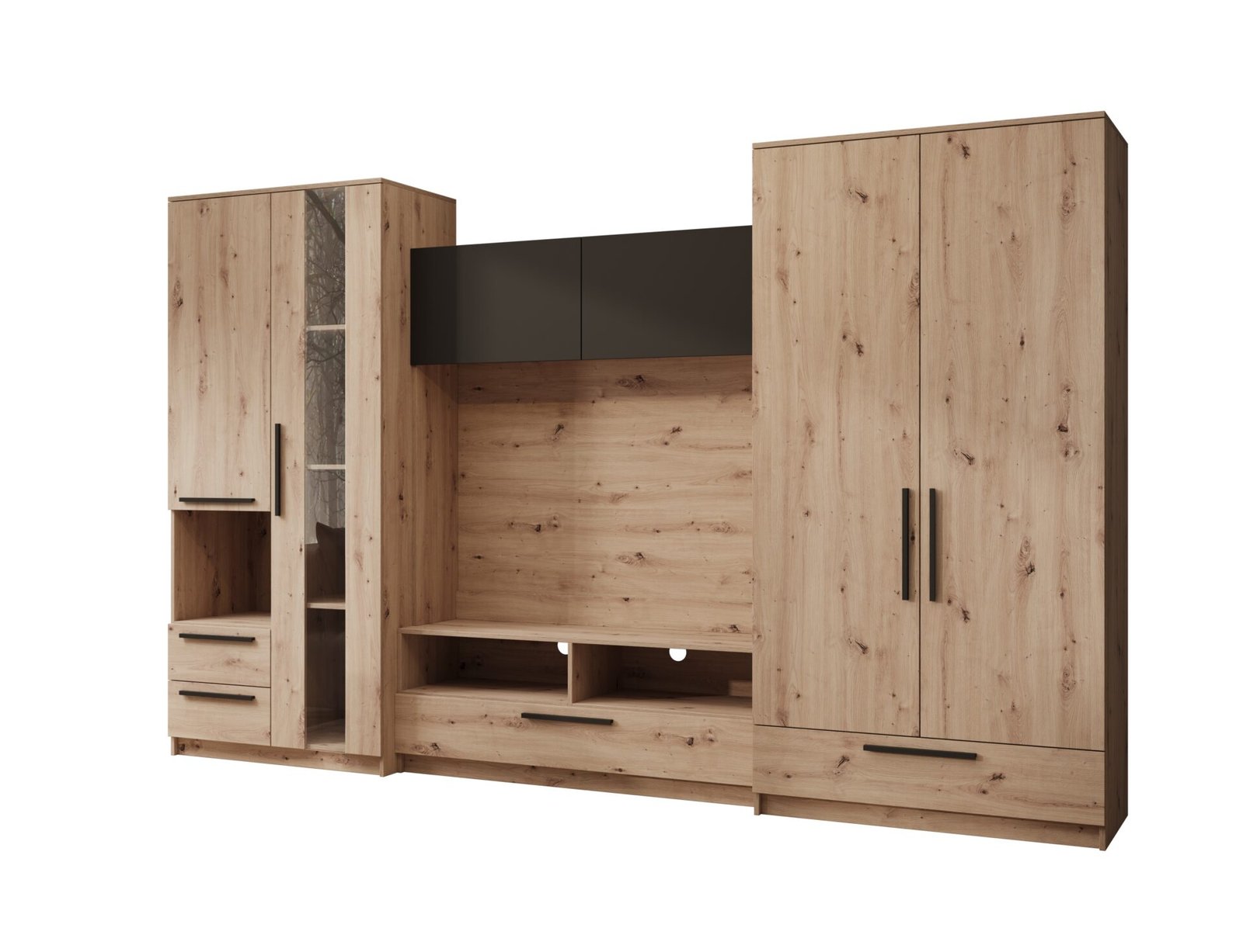 Men's wall cabinet "Artisan" / black ADRK