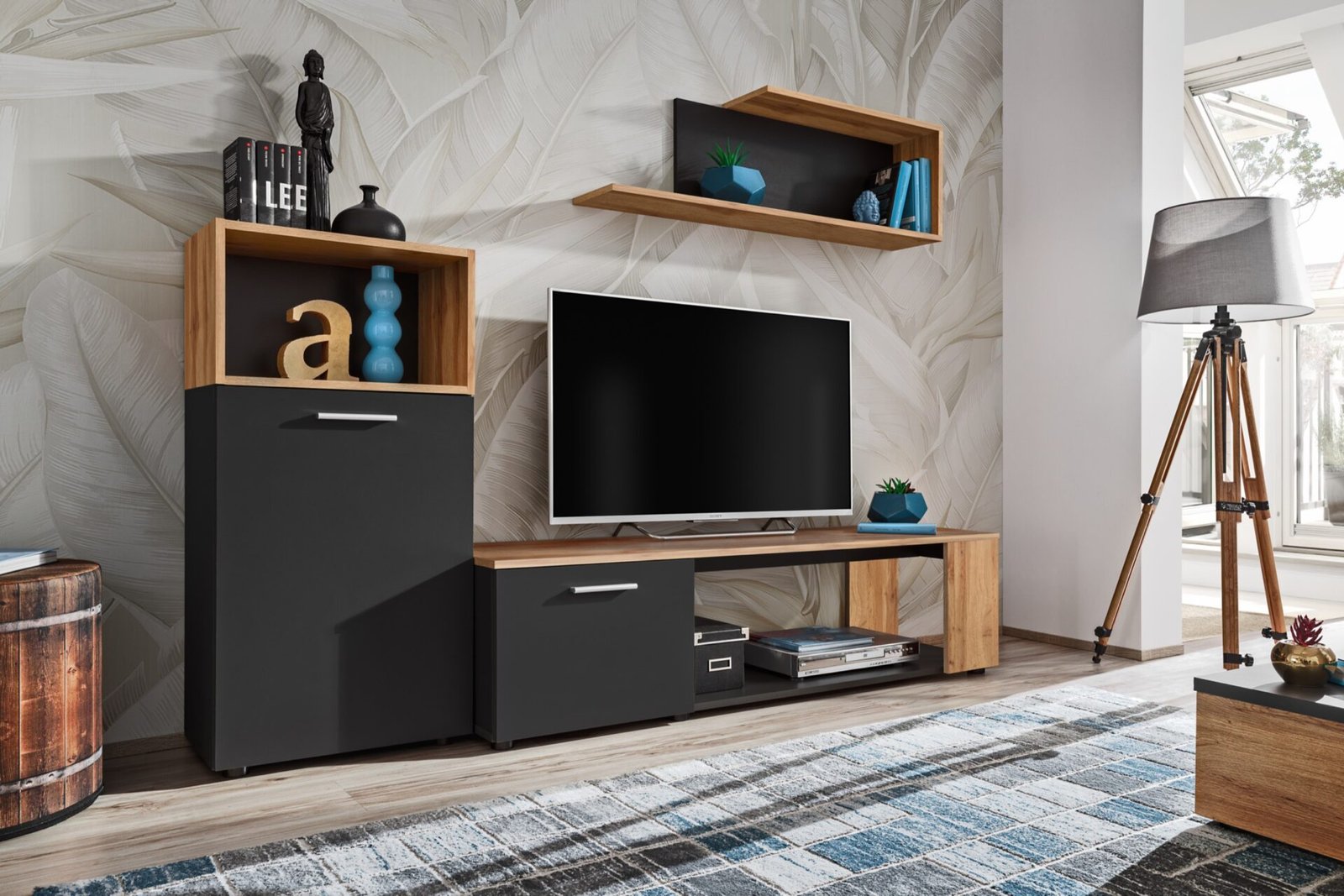 Maze I wall cabinet, white ASM