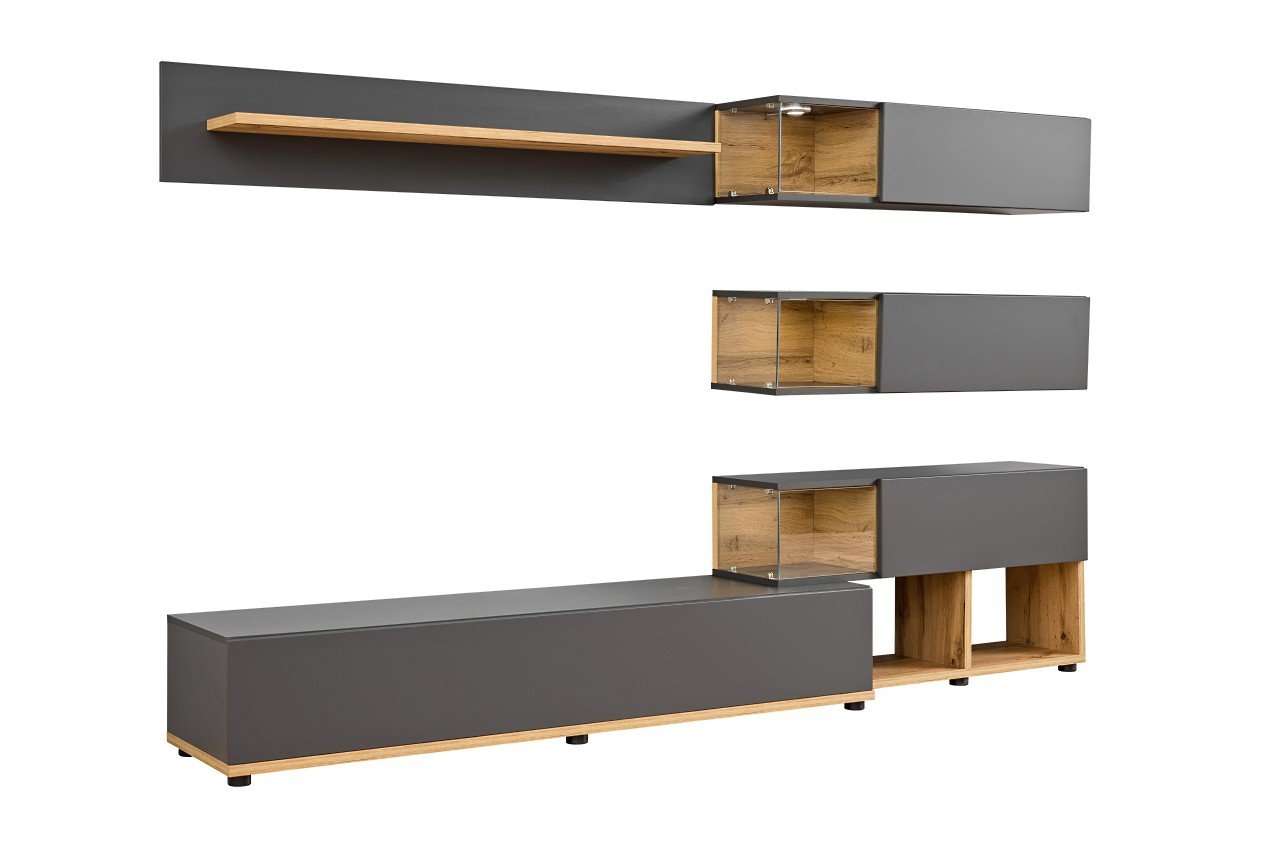 SILK anthracite wall cabinet ASM - Image 2