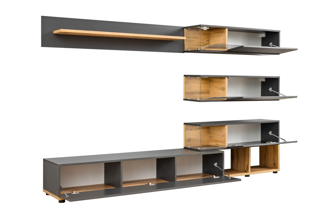 SILK anthracite wall cabinet ASM - Image 3