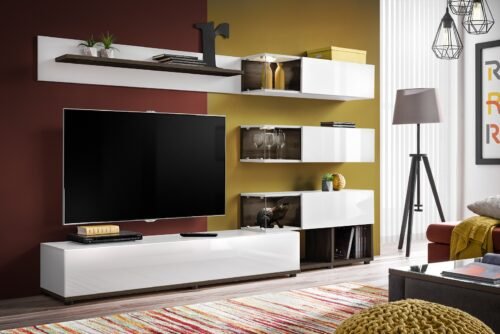 SILK wall cabinet, white ASM