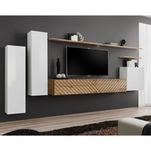SWITCH and ASM laminated TV cabinet