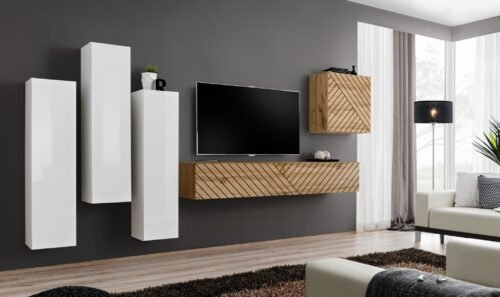 Switch III wall cabinet, white/wotan ASM