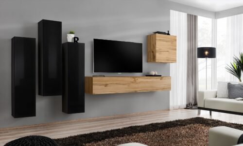 Switch III wall cabinet, black/wotan SW3 ASM