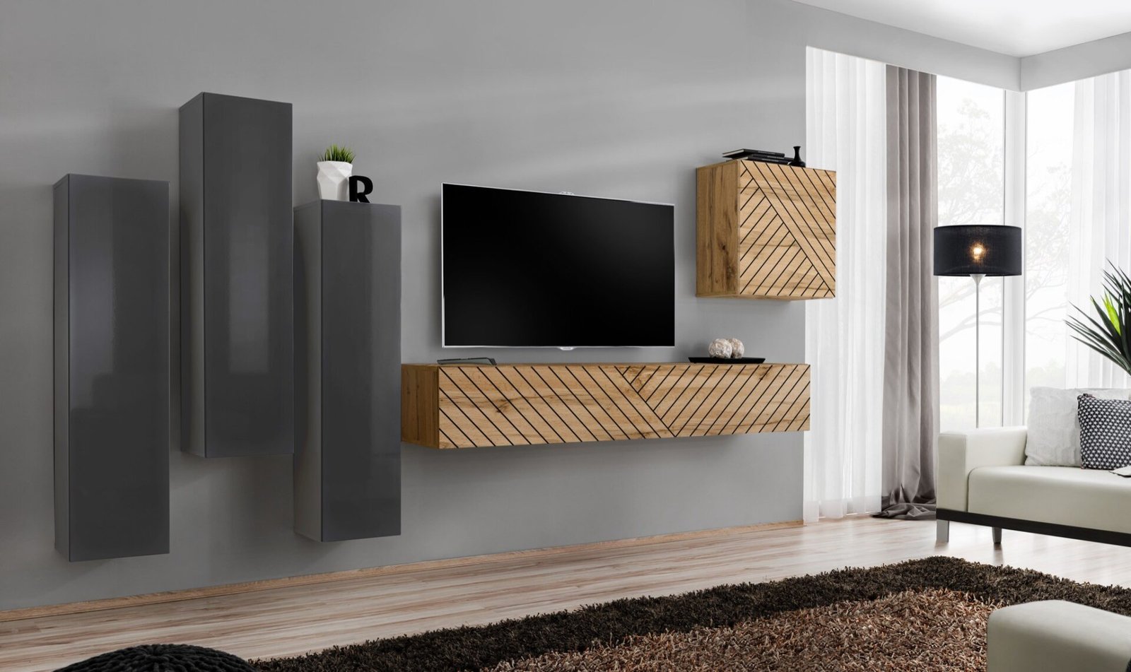 Switch III wall unit graphite/Wotan ASM