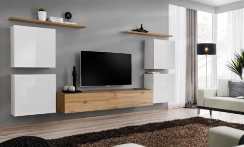Wall cabinet “Switch IV” white/wotan SW4 ASM
