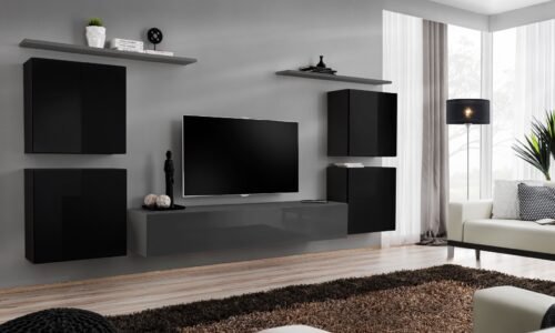 Switch IV wall unit, black/graphite, ASM