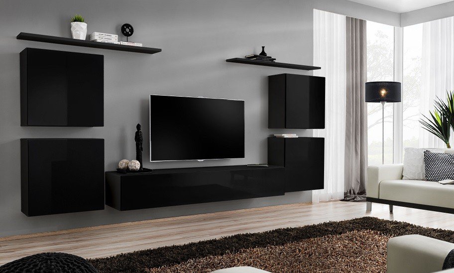 Switch IV Wall Unit, Black ASM