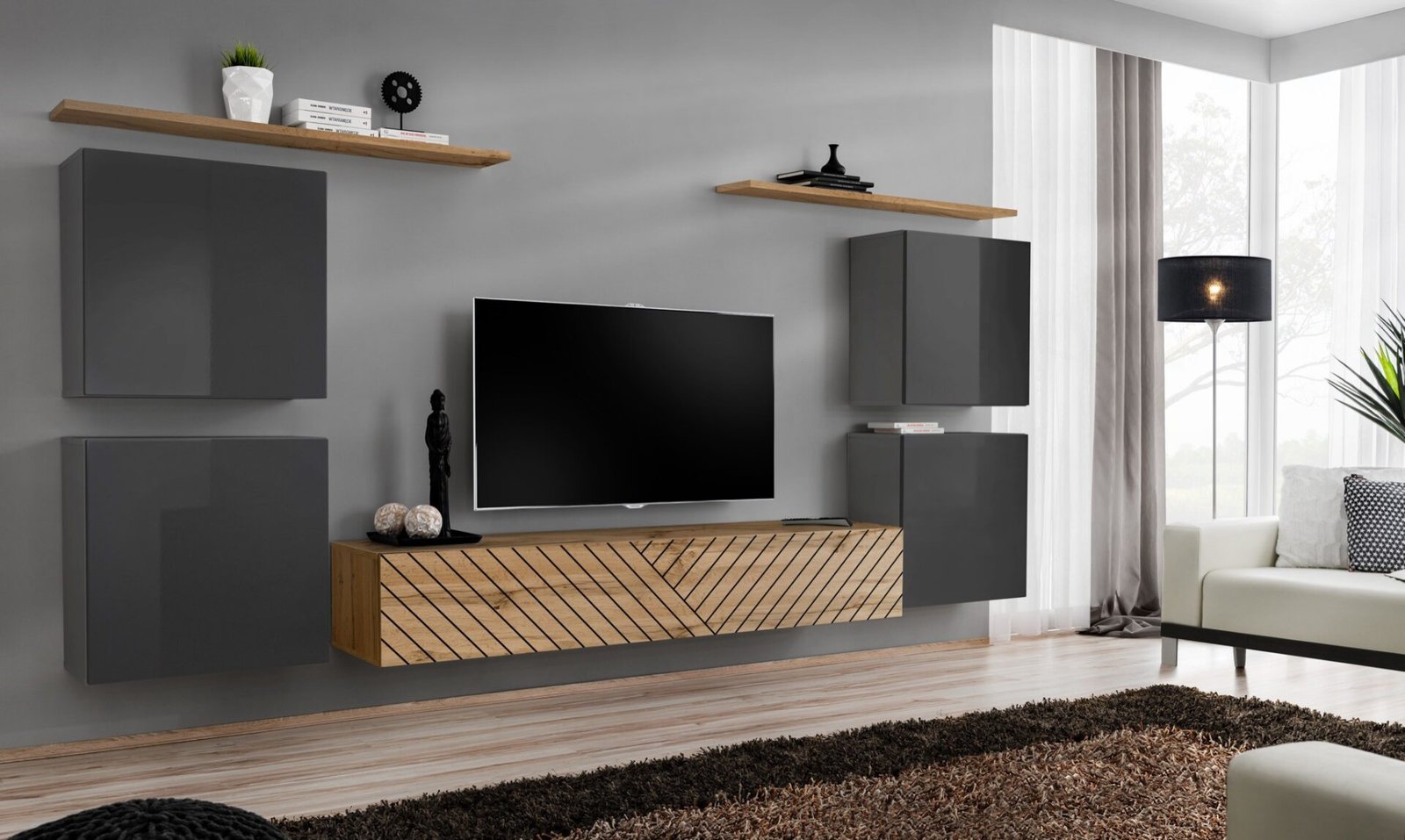SWITCH IV wall unit graphite/Wotan ASM