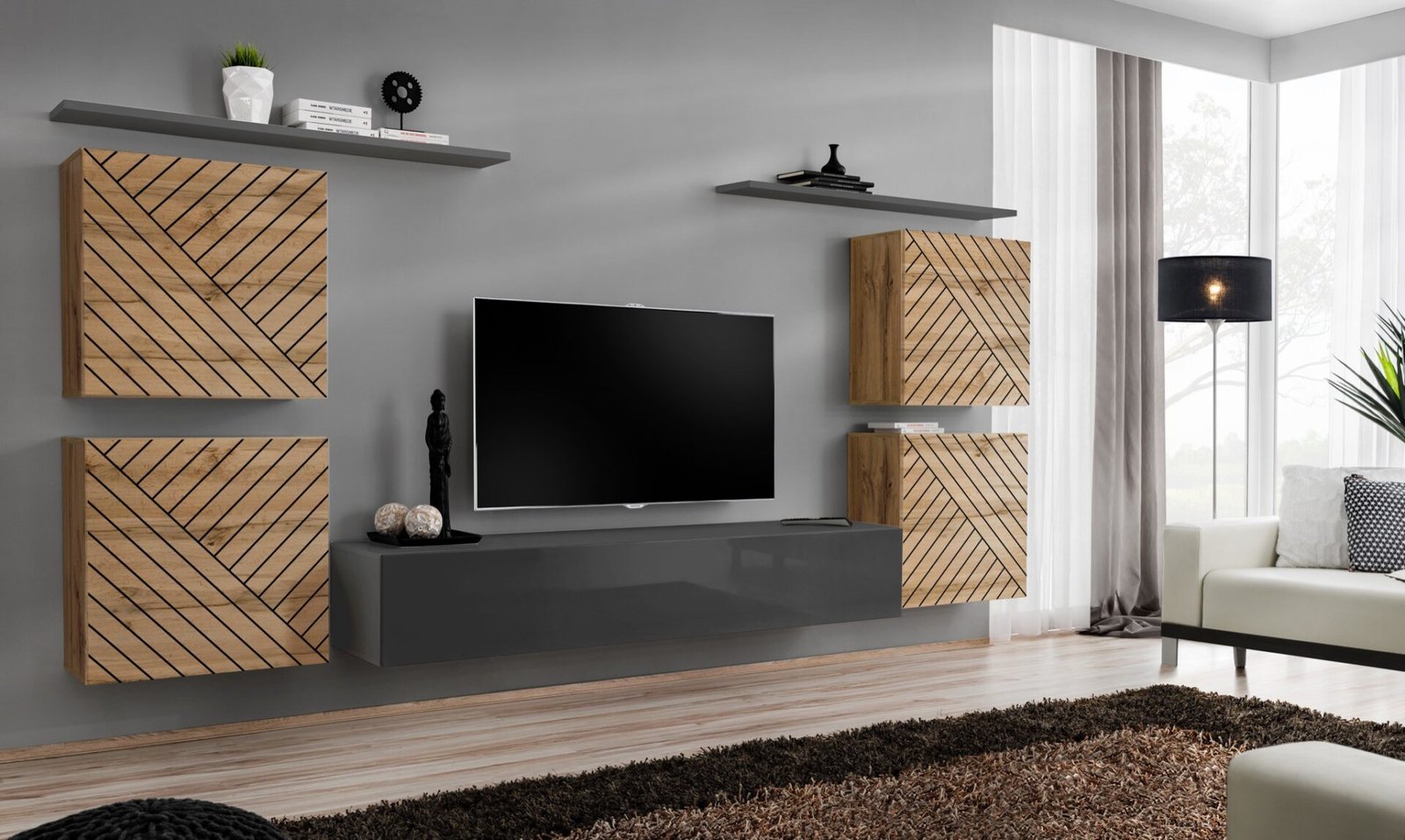 Switch IV wall unit wotan/graphite ASM