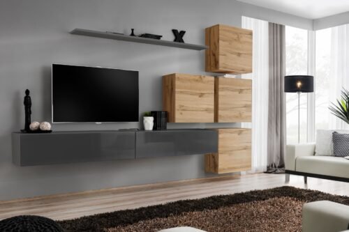 SWITCH IX wall-mounted graphite/Wotano SW9 ASM