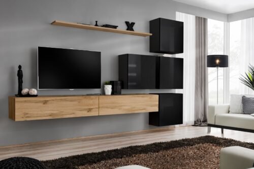 Switch IX wall cabinet, wotan/black, SW9 ASM