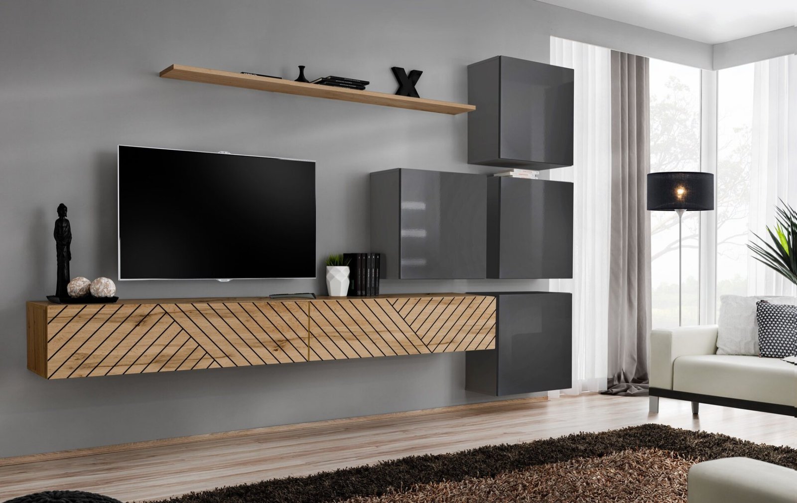Switch IX wall unit wotan/graphite ASM
