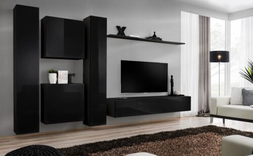 Switch VI Wall Unit, Black ASM