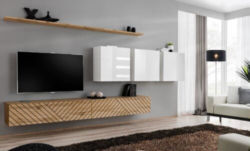 Wall cabinet “Switch VII” (wotan/white ASM)