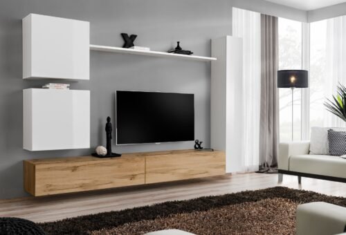 Switch VIII wall cabinet, white/wotan SW8 ASM