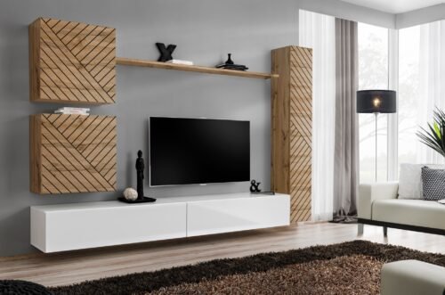 Switch VIII wall cabinet, white ASM