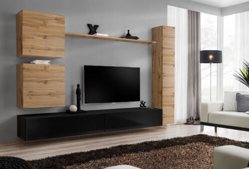 Switch VIII Wall Cabinet, Black SW8 ASM