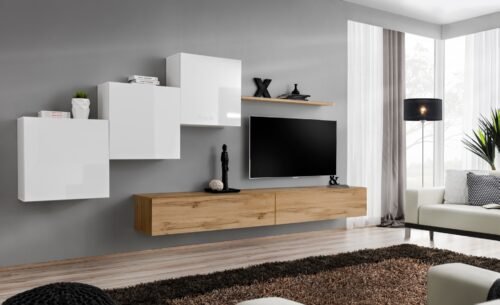 Wall cabinet “Switch X” white/wotan SW10 ASM