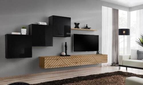 Wall cabinet “Switch X” black/wotan ASM
