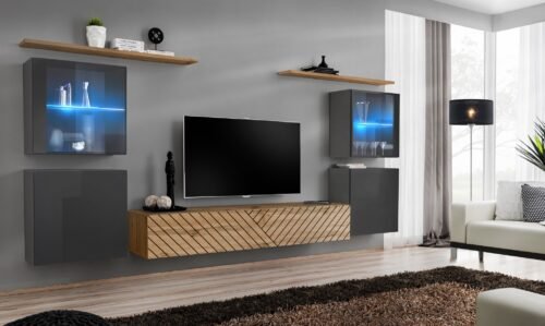 SWITCH XIV wall-mounted graphite/Wotan ASM