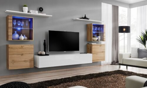 Wall cabinet “Switch XIV”, wotan/white, ASM