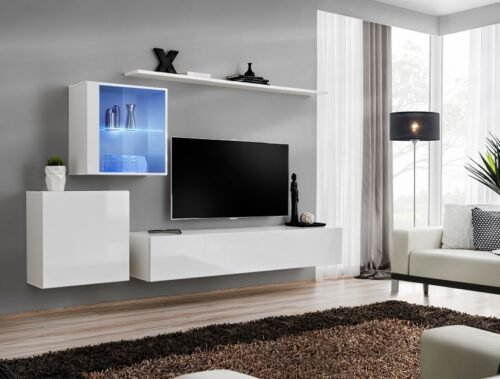 Switch XV wall cabinet, white ASM