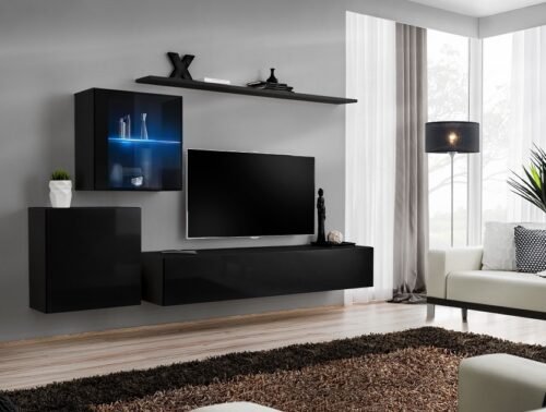 Switch XV Wall Cabinet, Black ASM