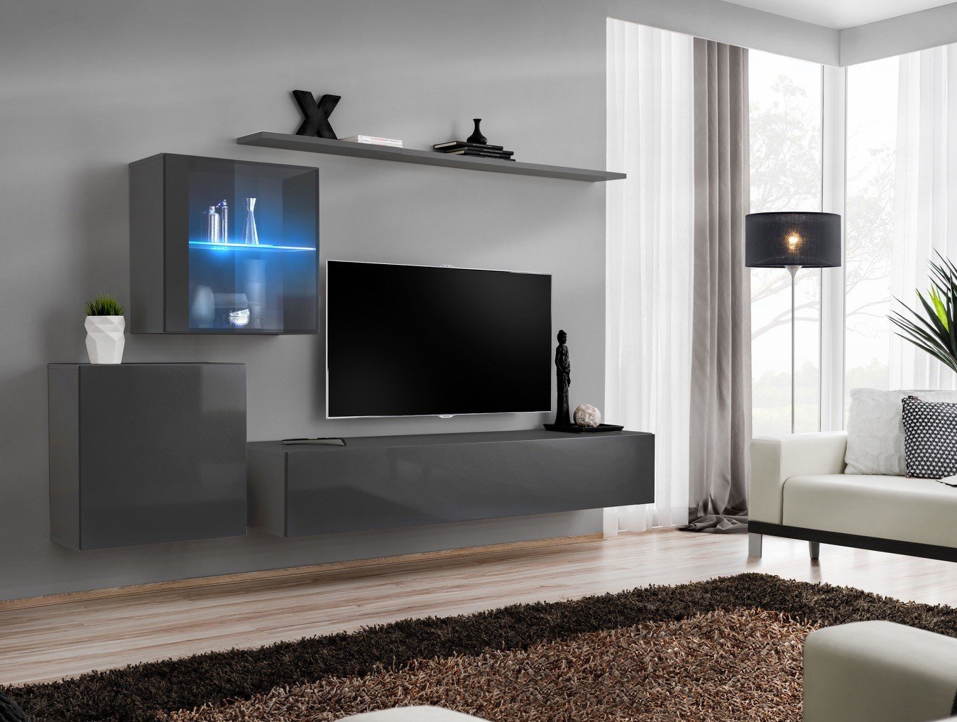 Switch XV wall unit graphite ASM