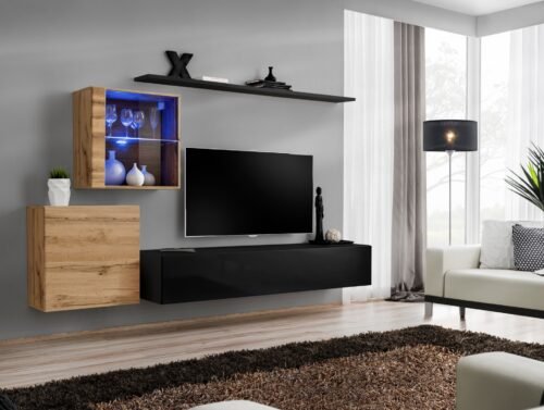 Switch XV wall cabinet, wotan/black ASM