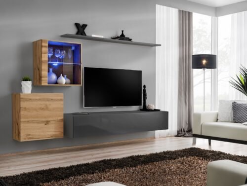 Switch XV wall cabinet wotan/graphite ASM