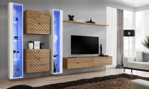 Wall cabinet “Switch XVI”, white/wotan ASM