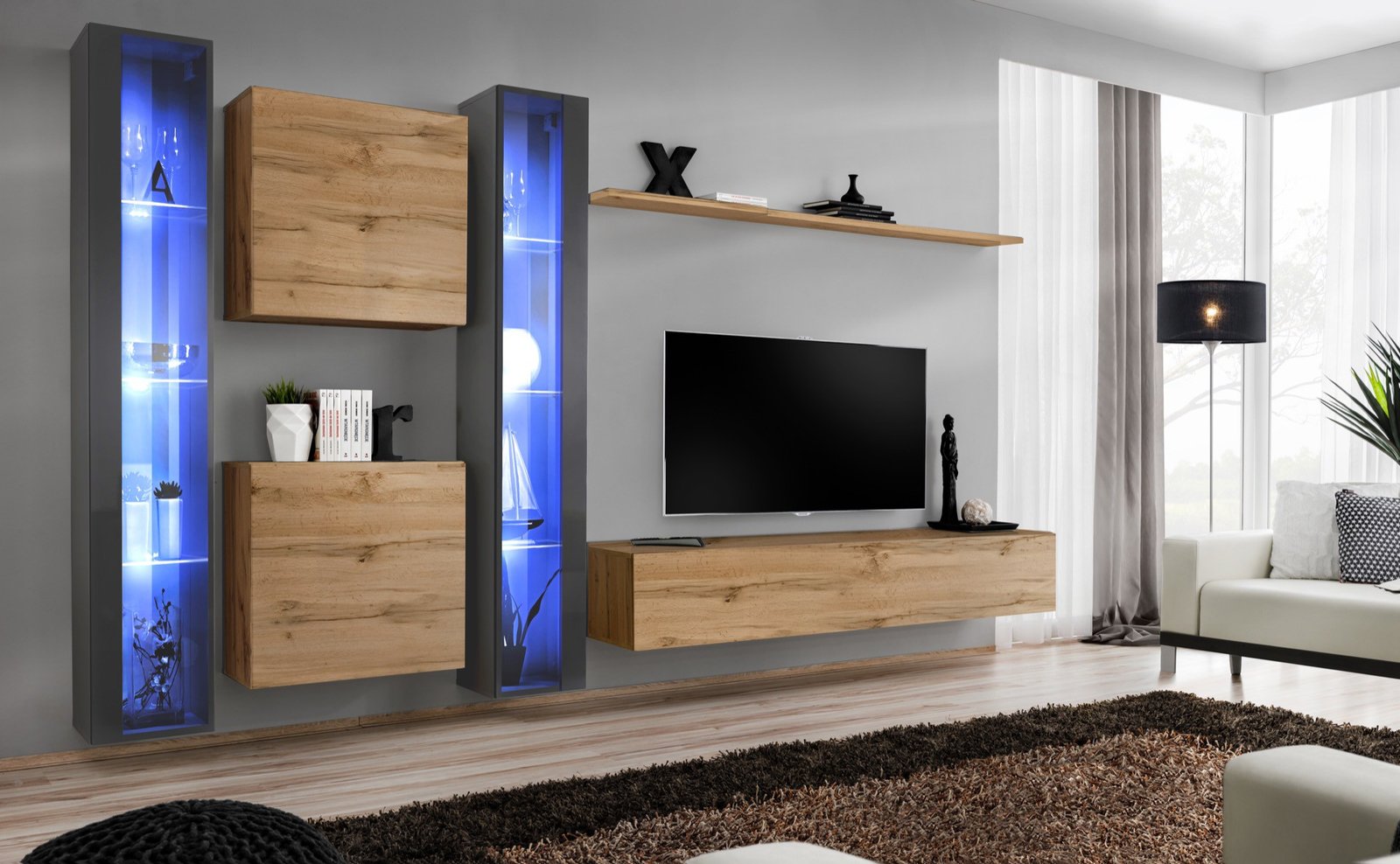 SWITCH XVI wall unit graphite/wotan SW16 ASM