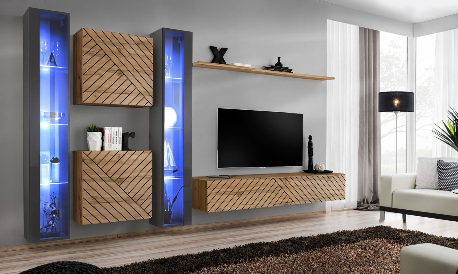 SWITCH XVI wall unit graphite/wotan ASM