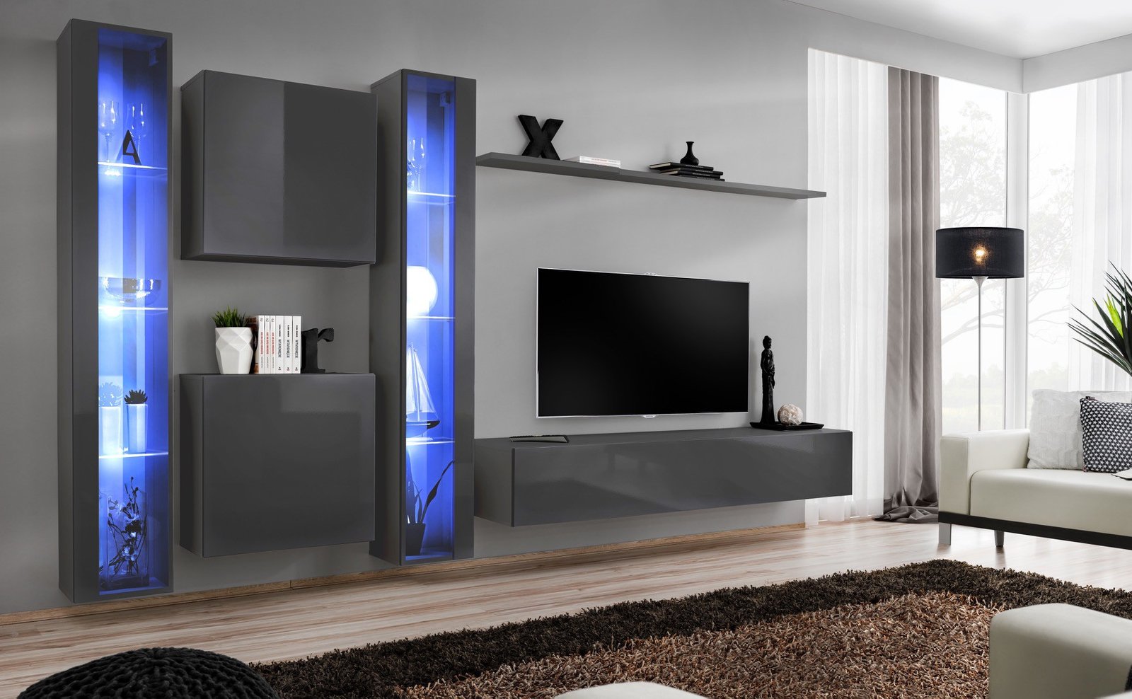 SWITCH XVI wall-mounted graphite ASM