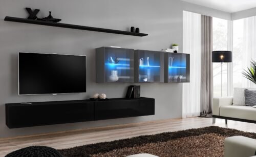 SWITCH XVII wall unit black/graphite ASM