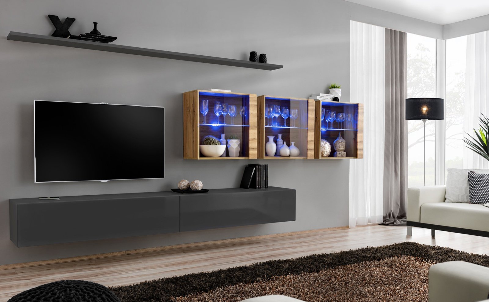 SWITCH XVII wall unit graphite/wotan ASM