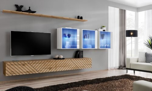 SWITCH XVII wall cabinet wotan/white ASM
