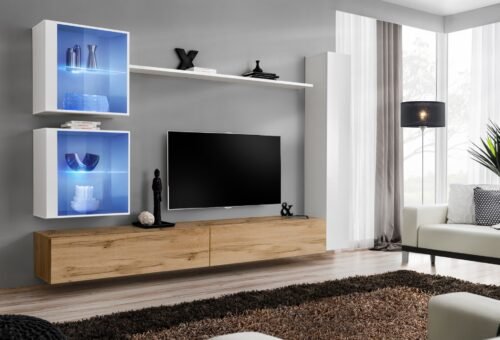 Switch XVIII wall cabinet, white/wotan SW18 ASM