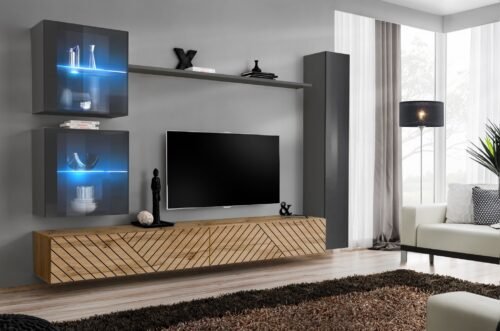 SWITCH XVIII wall unit graphite/Wotan ASM