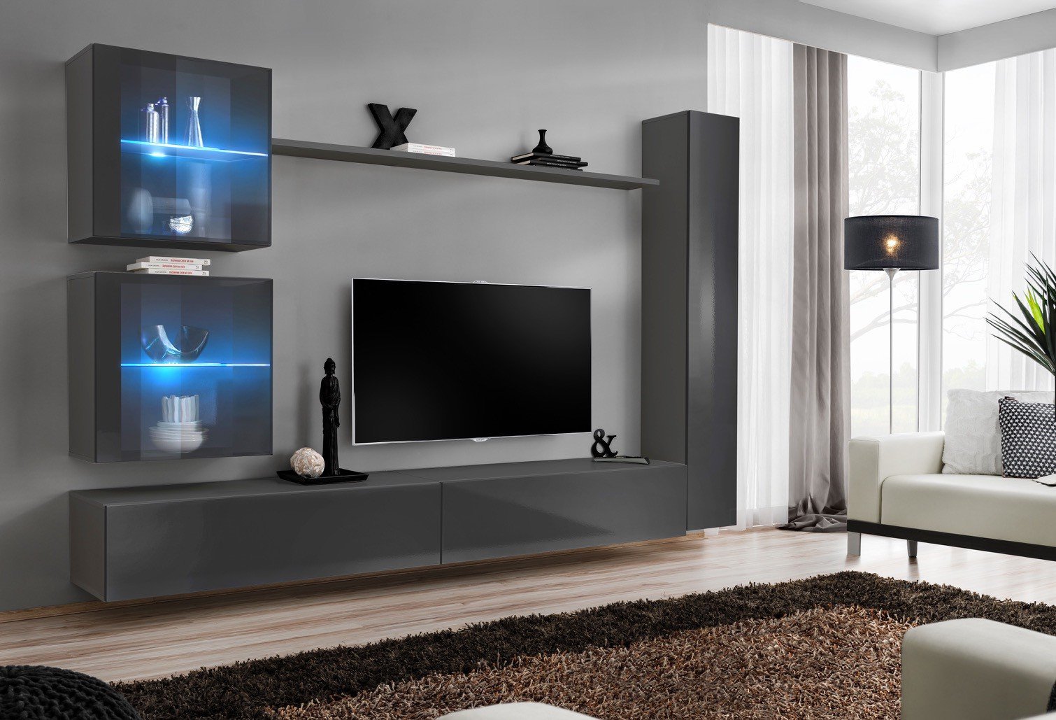 SWITCH XVIII wall graphite ASM