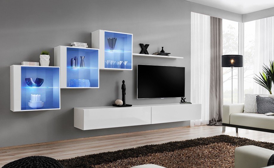 Switch XX wall cabinet, white ASM