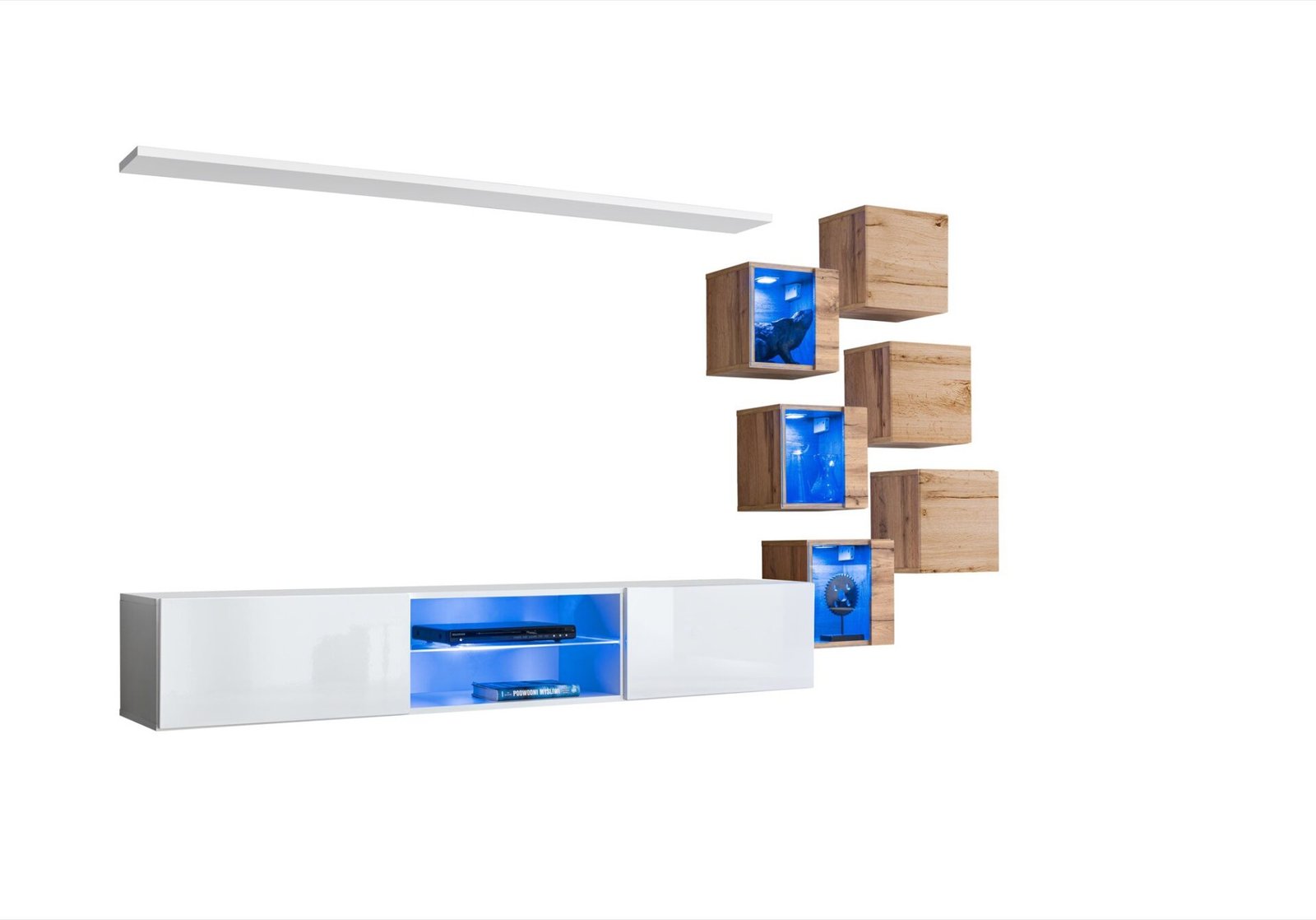 Wall cabinet "Switch XXI", white/wotan ASM - Image 2
