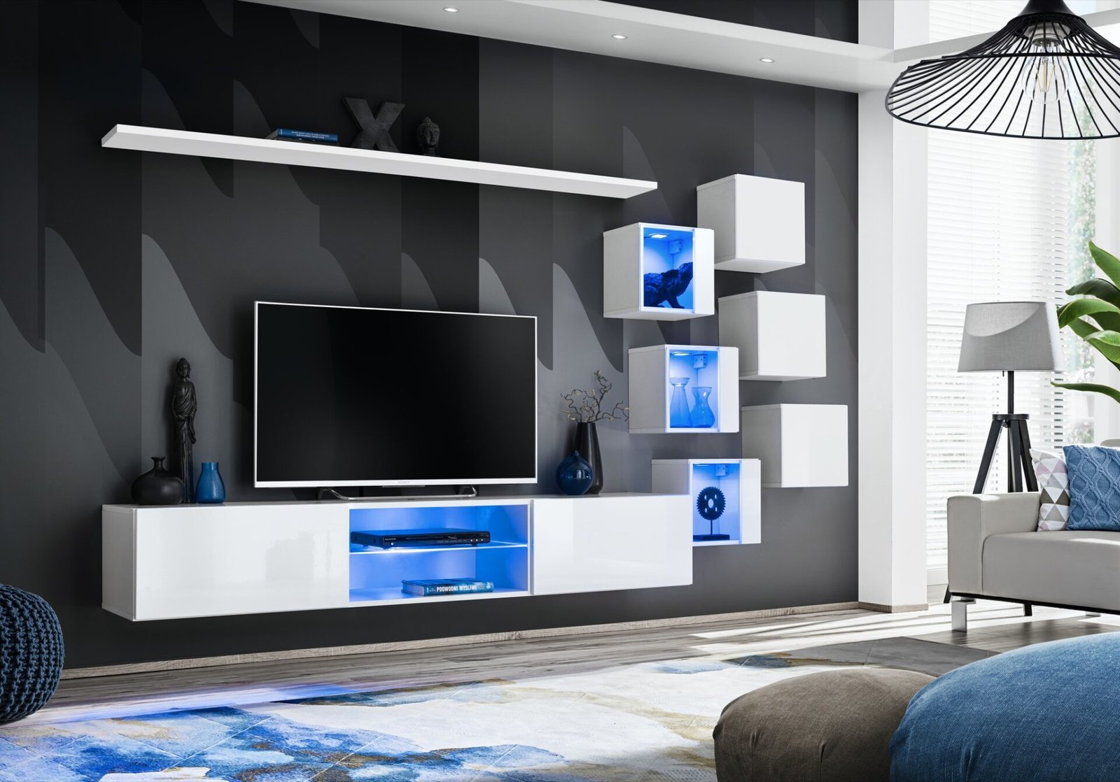 Wall cabinet "Switch XXI", white ASM